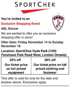 Read more about the article CALLING ALL AEL FC PLAYERS AND SPORT CHECK!!!