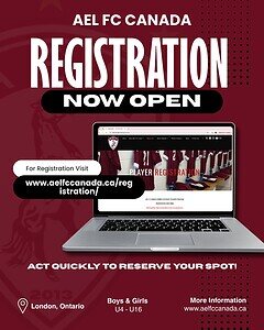 Read more about the article AEL FC SPRING / SUMMER REGISTRATION NOW OPEN